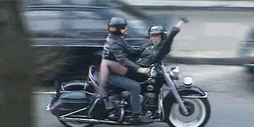 Happy birthday biker gif